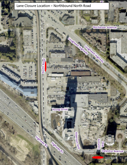 North Road Lane Closure