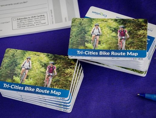 Tri Cities Bike Route Map