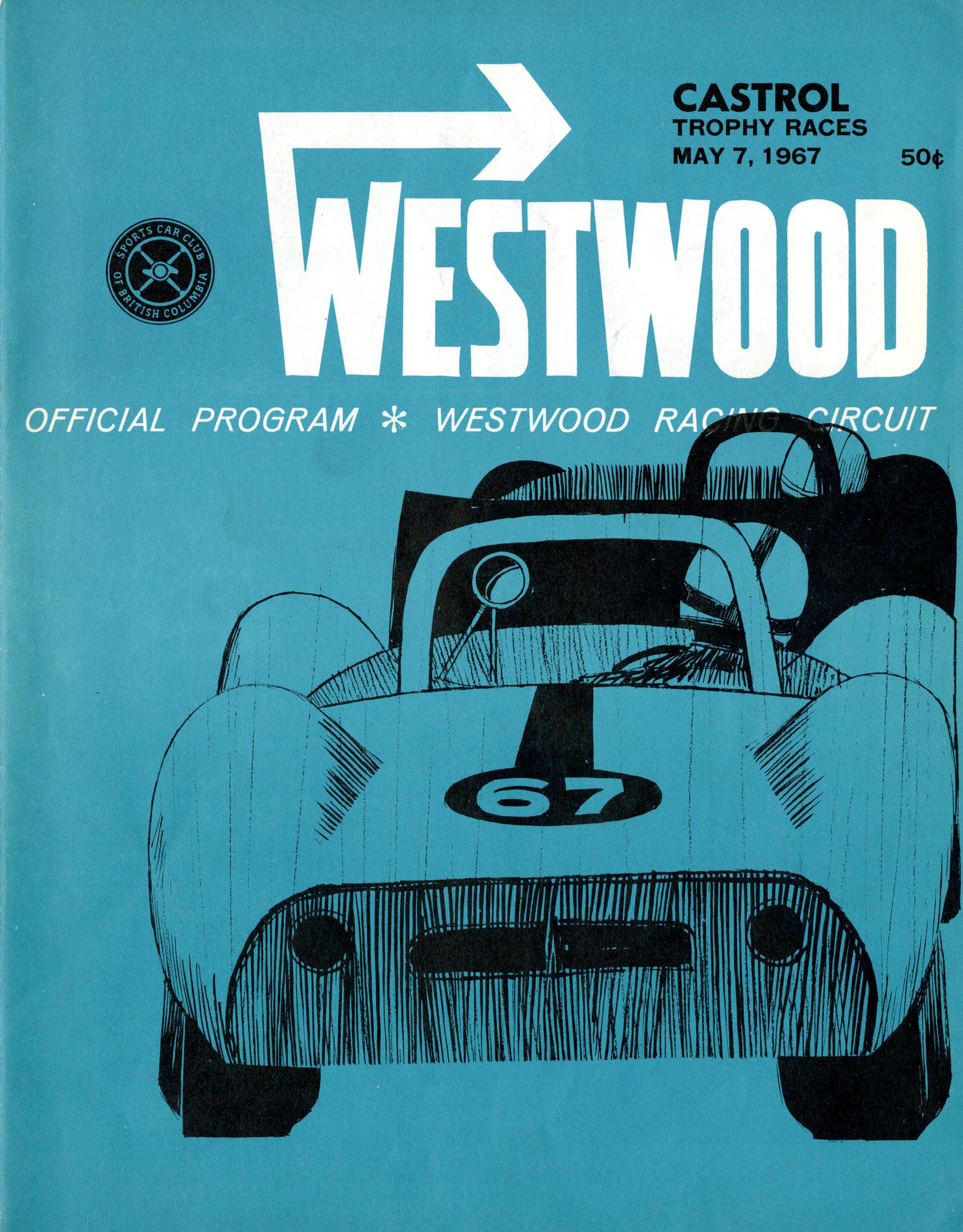 Castrol Trophy Races - Official Program, 1967 (JPG)